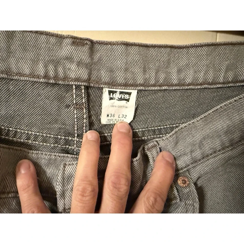 Levi 560 Men's Gray Jean 36x32